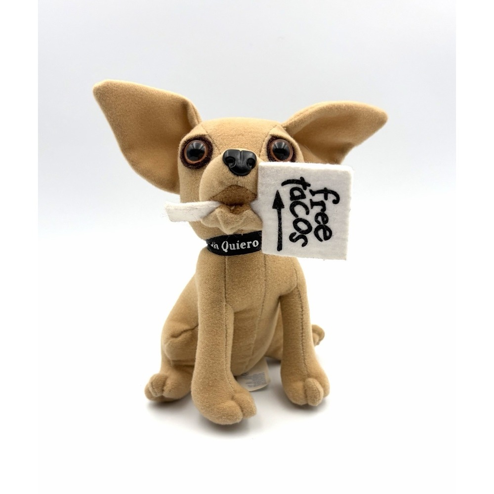 Vintage Taco Bell Chihuahua Talking Plush Godzilla Here Lizard Applause 66425